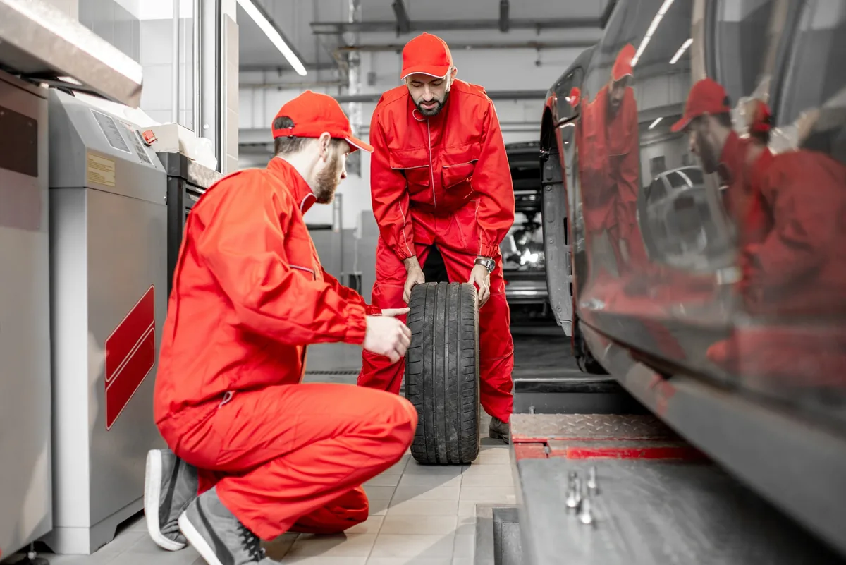 Taller mecánico de Rapid Tires